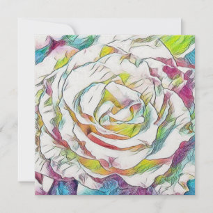 Pearl Shimmer Card 5,25" x 5,25", medföljer kuvert