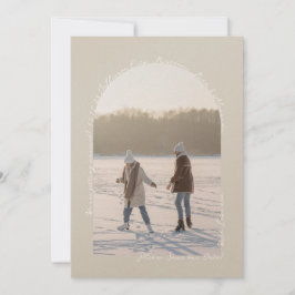 Pearl Shimmer handskriven Elegant enkel modern Spara Datumet