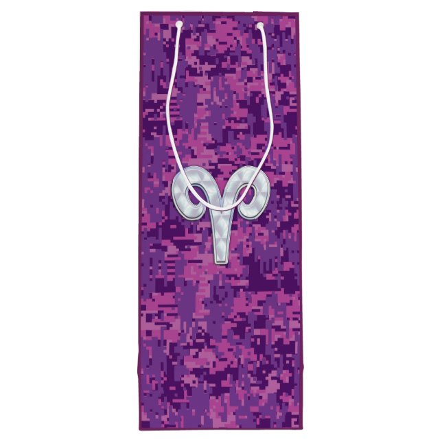 Pearl som Aries Zodiac Sign Rosa Camouflage (Baksidan)