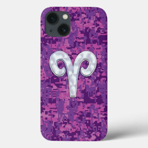 Pearl som Aries Zodiac Sign Rosa Camouflage