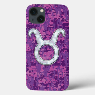 Pearl som Taurus Zodiac Sign Fuchsia Digital Camo