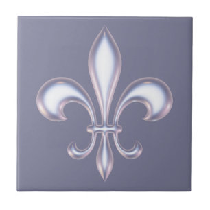 Pearl Stil Fleur de Lis Kakelplatta