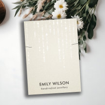 PEARL WHITE LIGHT STRINGS NECKLACE BAND VISNING