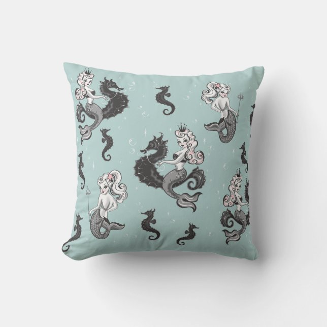 Pearla Mermaid Kudde av Fluff (Framsida)
