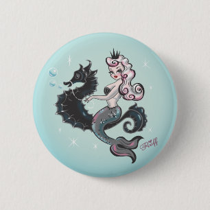 Pearla Sjöjungfru Button by Fluff Knapp