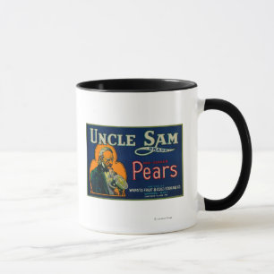 Pearlåda LabelWapato, WA för Uncle Sam Mugg