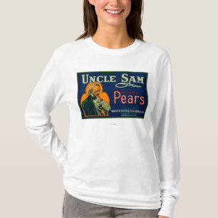 Pearlåda LabelWapato, WA för Uncle Sam T-shirt