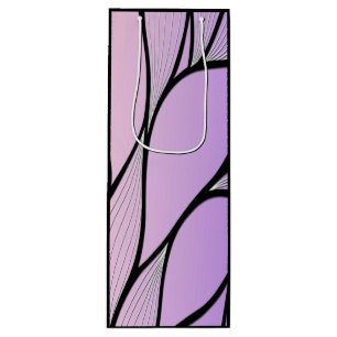 Pearlescent Lila Kreativ Lämna Mönster