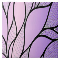 Pearlescent Lila Kreativ Lämna Mönster