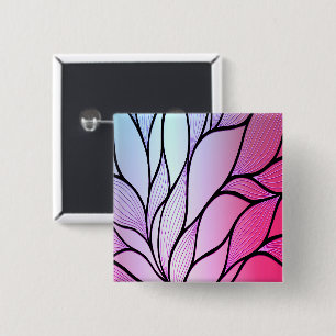 Pearlescent Lila Kreativ Lämna Mönster Knapp