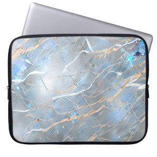 Pearlescent Marble Stone Laptop Fodral