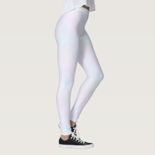 Pearlescent vit leggings
