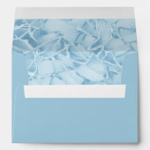 Pearlish Blue Bröllop Adress