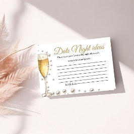 Pearls and Prosecco Date Night Ideas Möhippa Tilläggskort