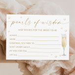 Pearls and Prosecco Möhippa Adapter Inbjudningar<br><div class="desc">Öka skärpan och möhippan för åklagare med det här elegant Personlig Möhippa Advice Card. Perfekt för ett pärltemat party, det är ett klassmässigt tillägg till firande. Det här kortet är designat för att komplettera pärlor och tematisk dekantering för åklagartemat. Det ger en sofistikering till temat Pearl-möhippa. Perfekt för gästerna att...</div>