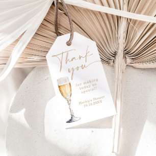 Pearls and Prosecco Möhippa Tack Märkre Presentetikett