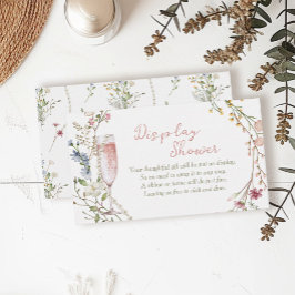 Pearls and Prosecco Möhippa Visning Shower Tilläggskort