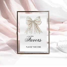 Pearls Bow Hon Gifter sig favoriter Poster