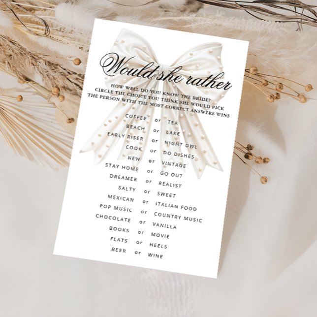 Pearls Bow skulle hon visa på spel (Skapare uppladdad)