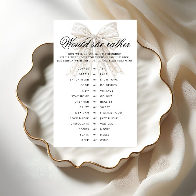 Pearls Bow skulle hon visa på spel (Skapare uppladdad)