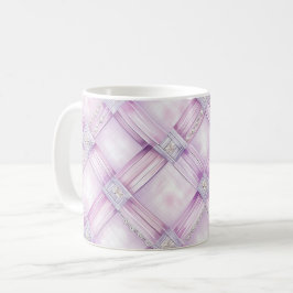 Pearls Lila Rosa Kaffemugg