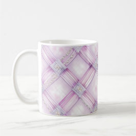 Pearls Lila Rosa Kaffemugg