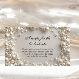 Pearls Möhippa Recipe for the Bride Tilläggskort