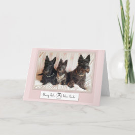 Pearls Note Card för Bära för klassflickor Kort