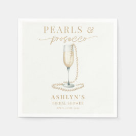 Pearls och Prosecco Möhippa Napkins Pappersservett