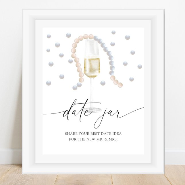 Pearls och Prosecco - nattliga idéer Poster (Skapare uppladdad)