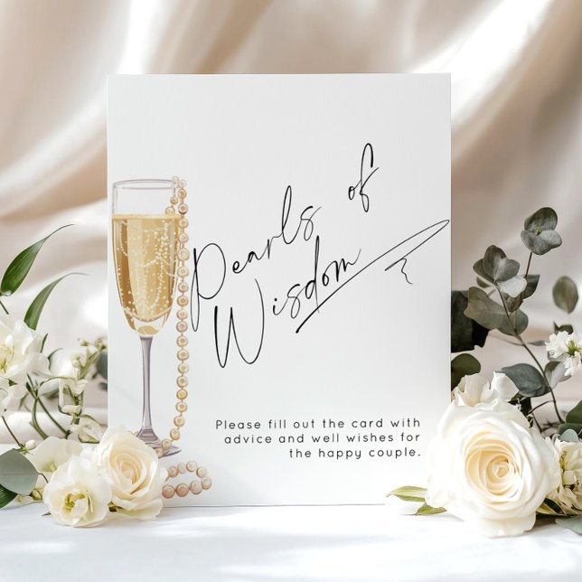 Pearls of Wisdom Advice and önskemål för ett par Poster (Skapare uppladdad)