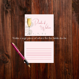 Pearls of Wisdom Möhippa Game Visitkort