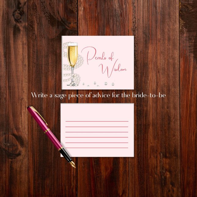 Pearls of Wisdom Möhippa Game Visitkort (Skapare uppladdad)