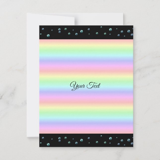 Pearls on Black and Rainbow (Framsida)