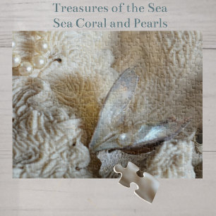 Pearls, ostron och Sea Coral Photographic Pussel