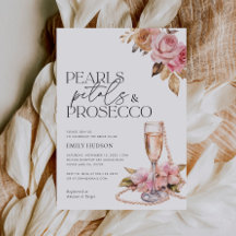 Pearls Petals & Prosecco Blommigt Möhippa