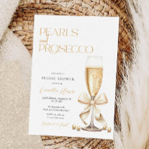 Pearls & Prosecco Guld minimal Möhippa