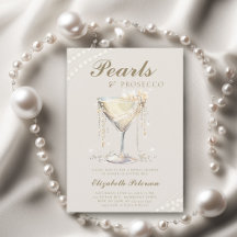 Pearls Prosecco Ivory Elegant Brunch Möhippa