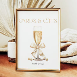 Pearls & Prosecco Möhippa Favorittecken Poster