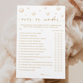 Pearls Prosecco-Möhippa över eller under spel