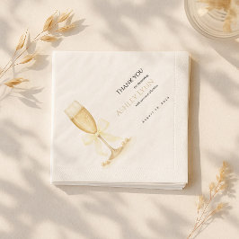 Pearls & Prosecco Napkins | Neutraltens Möhippa Pappersservett