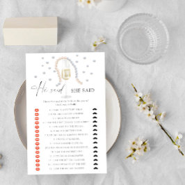 Pearls & Prosecco sa att hon sa möhippa