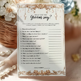Pearls Prosecco Vad sa Groom spel?