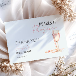 Pearls & Proseccos Möhippa för Rosa Tack Kort