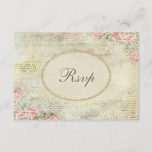 Pearls & Snöre Shabby chic Ro OSA Kort