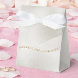 Pearls White Luxe Bröllop Presentaskar