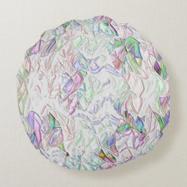 Pearltoner eller färgad biet blandat i grädde rund kudde