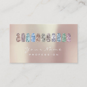 Pearly för glitter för studio för visitkort