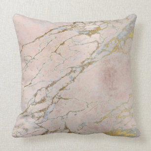 Pearly rosa rosguld pudrar borstar marmor kudde