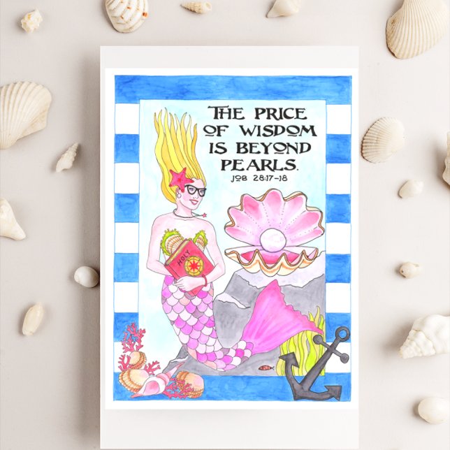 Pearof Wisdom Confirmation Card Kort (Skapare uppladdad)